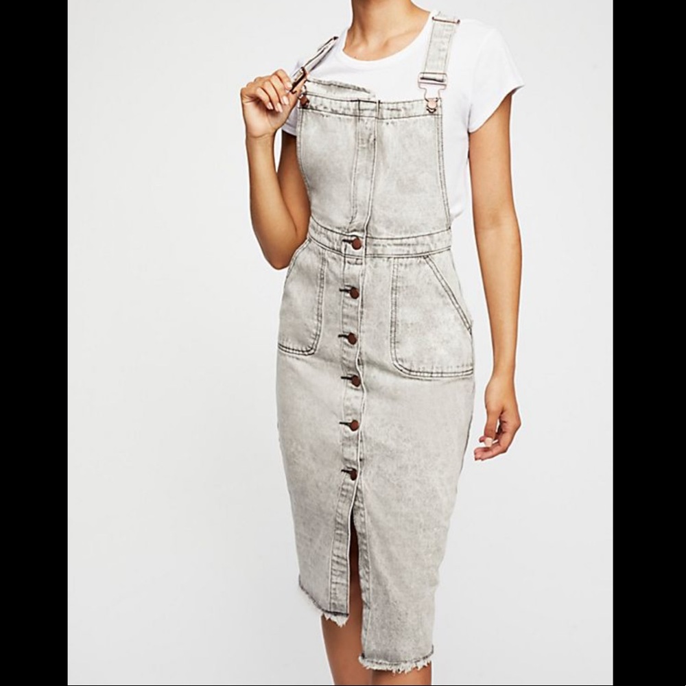 One Teaspoon Harley Denim Pini Dress - Large